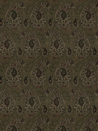 Stroheim Zaliki Linen Fabric in Tarragon