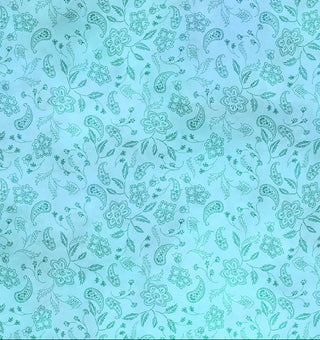 In The Beginning Fabrics Resplendent by Jason Yenter Quilting Fabric in Aqua