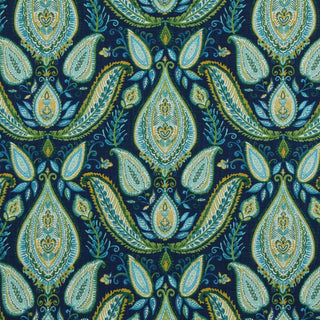 Robert Allen Ombre Paisley Woven Fabric in Ultramarine