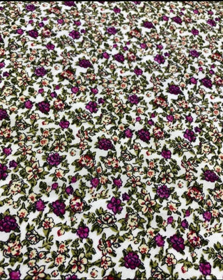 Timeless Treasures Crowded Floral Quilting Fabric in in Pink/Cream