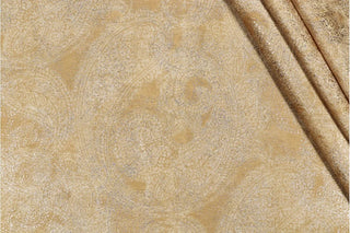 P/Kaufmann Patrina Woven Chenille Fabric in Custard