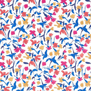 Robert Allen Gauguin Floral Fabric in High Noon