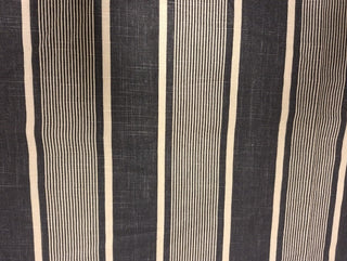 Waverly Williamsburg Fabric Collection Berkley Stripe in Black

