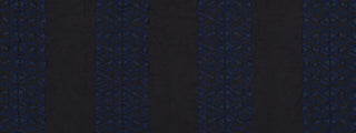 Beacon Hill Orin Stitch Embroidered Fabric in Navy