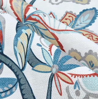 Swavelle Mill Creek Wynette Madden Basket Weave Fabric in Mixed Berry