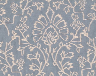 Robert Allen Grandfleur Floral Embroidered in Bluebell