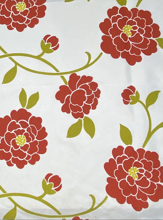 Robert Allen Sperling Floral Fabric  in Geranium