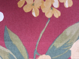 Richloom Brescia Floral Fabric in Red