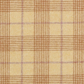 Plaid Wool Fabric in Dijon