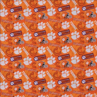 Clemson University Quilting Fabric 