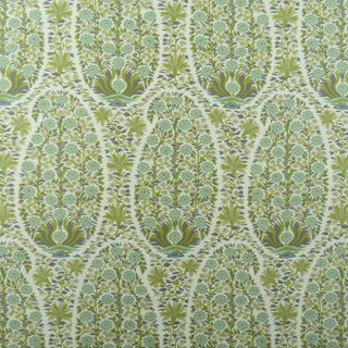 Covington Antionette Paisley Fabric in Seaglass