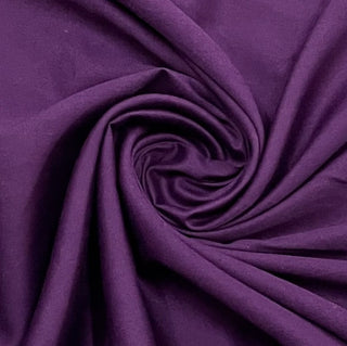 Satin Fabric in Dark Violet