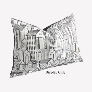 Golding Abode Woven Jacquard Fabric in Domino