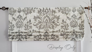 Covington Fabric Vanessa Damask Fabric in 908 Platinum
