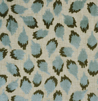 Eastern Accents Ocelot Chenille Fabric in Spa