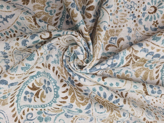 Mill Creek Hamilton Weathered Paisley in Aqua/Cocoa