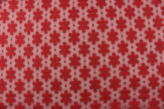 Luxurious Lace Designs Floral Lace in Coral