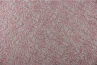 Luxurious Lace Designs Glitter Flowers in Pink