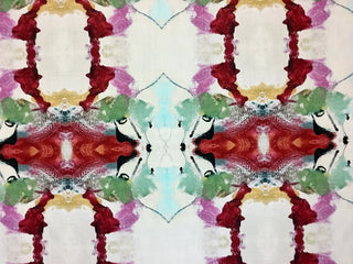 Hamilton Fabrics Greta Abstract Fabric in Raspberry