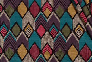  P/Kaufmann Happy Vibes Embroidered Fabric in Ebony