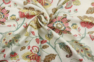 Robert Allen© Spring Mix in Pomegranate