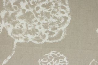  Expertly designed for multipurpose use, the Covington© Melbourne combines a scrolling floral design in ivory with a sophisticated linen background.  With an impressive 30,000 double rubs, this fabric provides both durability and style.  The fabric is perfect for window accents (draperies, valances, curtains and swags) cornice boards, accent pillows, bedding, headboards, cushions, ottomans, slipcovers and upholstery.  