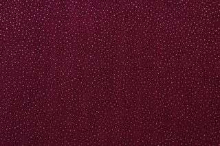  Glittered in Plum boasts a beautiful purple hue adorned with silver glittering sparkles to add a touch of glam.  Enjoy ultimate comfort and flexibility with its 8 way stretch material.  Perfect for adding sparkle to special occasion apparel, dancewear, costumes, overlays, table tops, and decorations. 