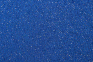 Glittered in Royal Blue boasts a beautiful blue hue adorned with silver glittering sparkles to add a touch of glam.  Enjoy ultimate comfort and flexibility with its 8 way stretch material.  Perfect for adding sparkle to special occasion apparel, dancewear, costumes, overlays, table tops, and decorations. 