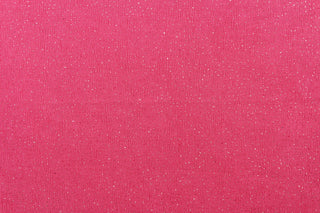 Glittered in Pink boasts a beautiful pink hue adorned with silver glittering sparkles to add a touch of glam.  Enjoy ultimate comfort and flexibility with its 8 way stretch material.  Perfect for adding sparkle to special occasion apparel, dancewear, costumes, overlays, table tops, and decorations. 