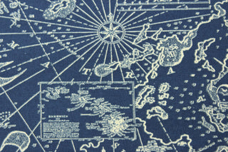  Experience the ultimate in outdoor luxury with Tommy Bahama© Outdoor South Sea fabric. Made from durable materials and designed to resist UV damage for up to 500 hours, this multipurpose fabric features a stunning map of the sea in navy blue and cream. With 51,000 double rubs, it is as durable as it is stylish. Great for<span data-mce-fragment="1"> cushions, upholstery projects, decorative pillows and craft projects.&nbsp; Recommended to store away when not in use.</span>