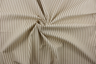 Magnolia Home Fashions Cottage Stripe Fabric in Shadow