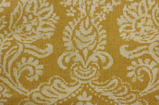 Fabricut Berlucci Silk Blend Fabric in Maize