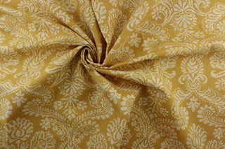 Fabricut Berlucci Silk Blend Fabric in Maize