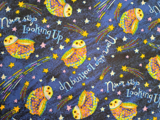 Henry Glass & Co Owl Quilting Fabric in Midnight
