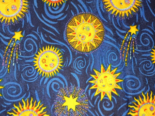 Henry Glass & Co Suns Quilting Fabric in Indigo