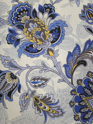 Benartex 108" Wide Quilt Backing Footstool Fabric in Blue