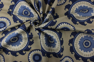 Duralee Fabric Ponderosa Fabrics in Bluestone