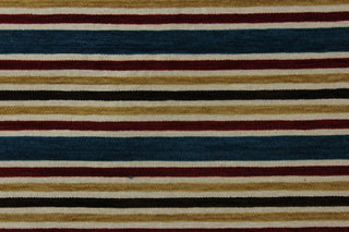 Robert Allen Graphic Stripe Fabric in Tourmaline