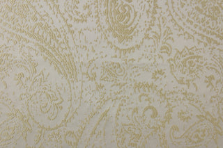 Duralee Fabrics Bashour Jacquard Fabric in Gold