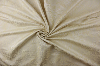 Duralee Fabrics Bashour Jacquard Fabric in Gold