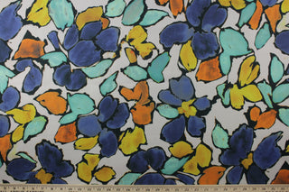 Laura Kirar Primavera Fabric in Aegean for Highland Court