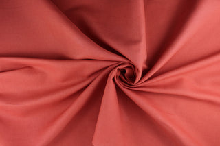 Fabricut Dublin Linen/Cotton Blend Fabric in Tangerine