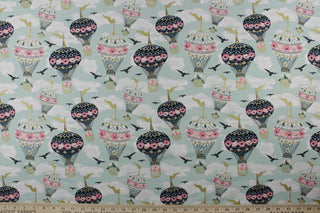 Camelot Fabrics Up Up Away Balloon Fabric