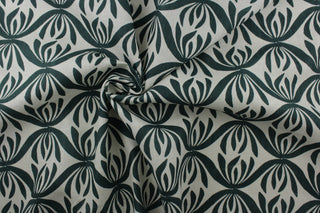 Fabricut Automatism Linen Fabric in Jade