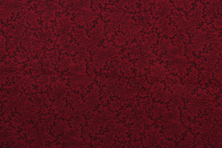 Benartex Delicate Vine in Antique Red 108″ Width Backing Wide