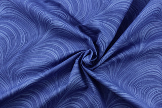 Benartex Wave Texture Fabric in Blue 108″ Width Backing