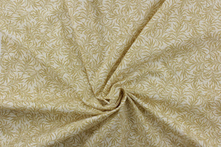 Benartex Boughs Of Beauty Fabric in Wheat 108″ Width Backing