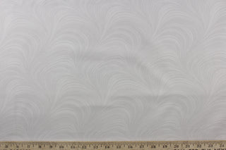 Benartex Wave Texture Fabric in White 108″ Width Quilt Backing