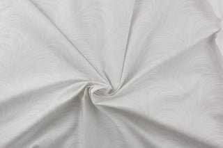 Benartex Wave Texture Fabric in White 108″ Width Quilt Backing