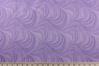 Benartex Wave Texture Fabric in Purple 108″ Width Quilt Backing